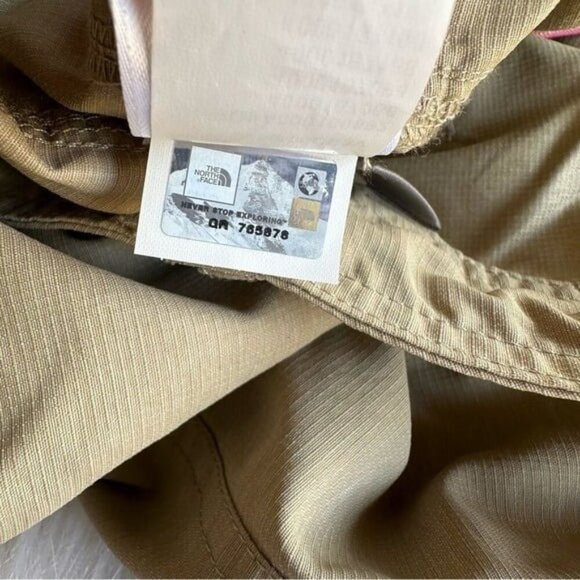The North Face Pants Adjustable Leg Tan Nylon Ripstop Hiking  Active 8 Regular - Picture 9 of 9